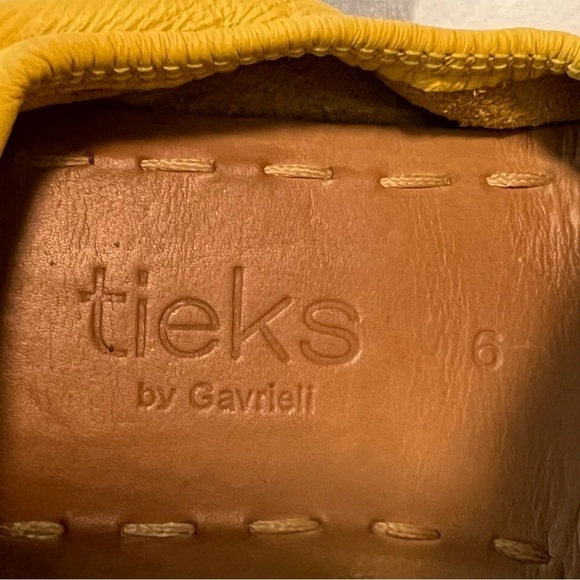 Tieks Mustard Yellow Ballet Flat Shoes Size 6 - Picture 4 of 15